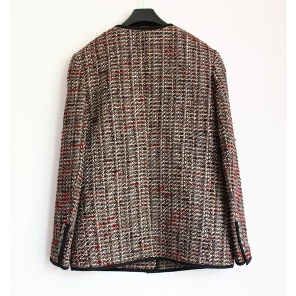 Veronica Beard Watkins Dickey Jacket , Tweed Jacket, Grey Multi - Picture 6 of 12